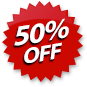 50% off