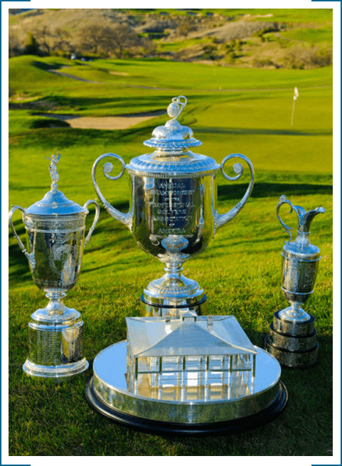 golf club and golf ball